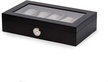 Unbranded All In Time Wood Watch Box (Fits 10 Watches), Black