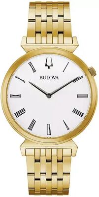 Bulova Men's Gold Tone Stainless Steel Watch - 97A153K, Size: Medium