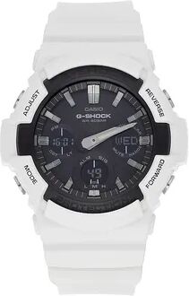 Casio Men's G-Shock Analog-Digital Tough Solar Watch - GAS100B-7A, Size: XL, White