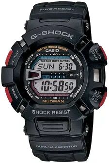 Casio Men's G-Shock Mudman Digital Chronograph Watch - G9000-1V, Black