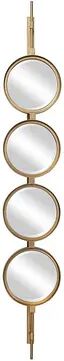 Uttermost Button Gold Mirror, Multicolor