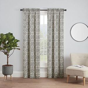 Pairs To Go 2-pack Brockwell Window Curtains, Dark Grey, 28X95