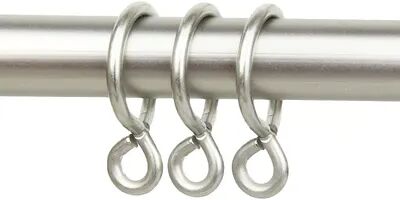 Rod Desyne 10-pk. Eyelet Curtain Rings, Grey, CLIP RINGS