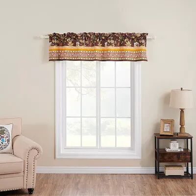 Barefoot Bungalow Audrey Window Valance, Brown