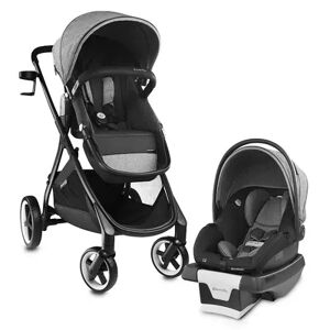 Evenflo Shyft Travel System With SecureMax Infant Car Seat Including SensorSafe, Grey