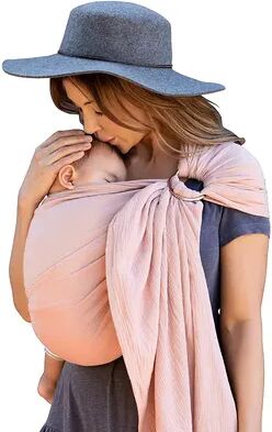 MOBY Wrap Ring Sling Baby Carrier, Pink