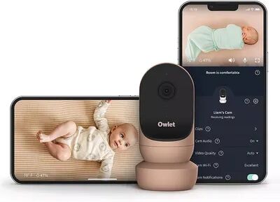 Owlet Cam 2 HD Video Baby Monitor, Red