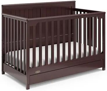 Storkcraft Graco Hadley Convertible Crib, Dark Brown