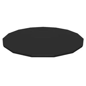 Bestway Flowclear 15' Round Pool Cover for Above Ground Pools (Pool Cover Only), Grey