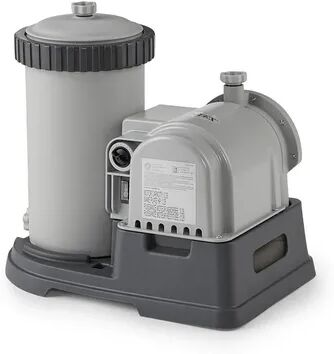 Intex 28633EG 2500 GPH Above Ground Swimming Pool Cartridge Filter Pump System, Grey