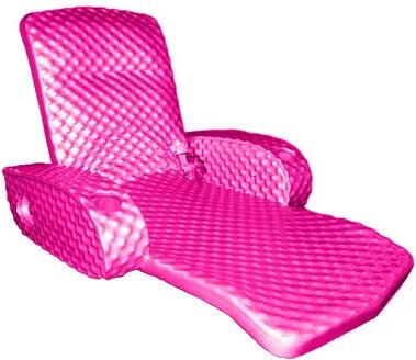 TRC Recreation Super Soft Adjustable Pool Water Recliner Float, Flamingo Pink, Med Pink