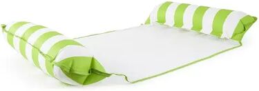 Aqua Monterey Water Inflatable 4-in-1 Pool Hammock Floating Lounger, Lime Green