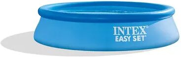 Intex 28106EH 8 X 2 Foot Easy Set Inflatable Circular Vinyl Swimming Pool, Blue, Brt Blue