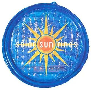 Sun Solar Sun Rings UV Resistant Swimming Pool Spa Heater Circular Solar Cover, Blue