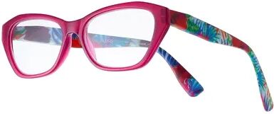 Foster Grant Women's Modera by Foster Grant Kensie Floral Cat-Eye Reading Glasses, Size: +2.5, Multicolor