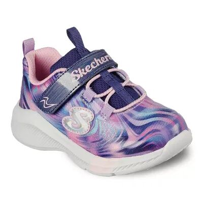 Skechers Dreamy Lites Toddler Girls' Light-Up Shoes, Toddler Girl's, Size: 10 T, Red Overfl