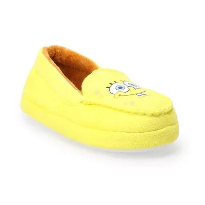 Nickelodeon SpongeBob SquarePants Kids' Slippers, Boy's, Size: 13, Yellow