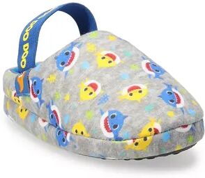 Licensed Character Baby Shark Toddler Boys' Clog Slippers, Toddler Boy's, Size: 8 T, Grey