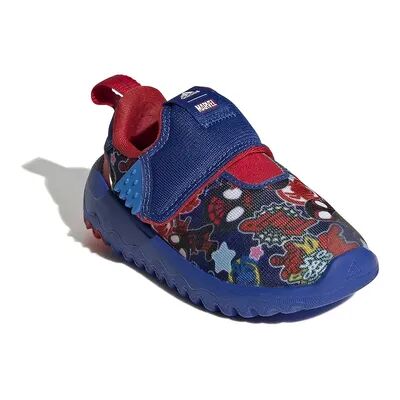 adidas Marvel Suru365 Superhero Toddler Boys Adventures Slip-On Shoes, Toddler Boy's, Size: 4 T, Blue