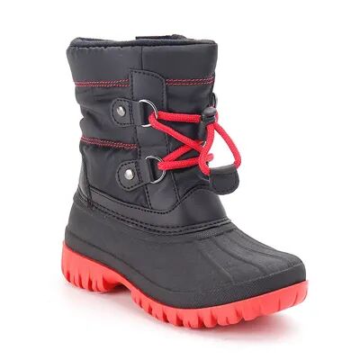 Polar Armor Little Kids' Water-Resistant Winter Boots, Girl's, Size: 2, Black
