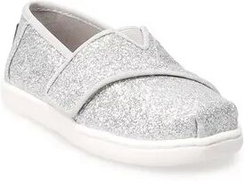 TOMS Glimmer Toddler Girls' Alpargata Shoes, Toddler Girl's, Size: 10 T, Silver