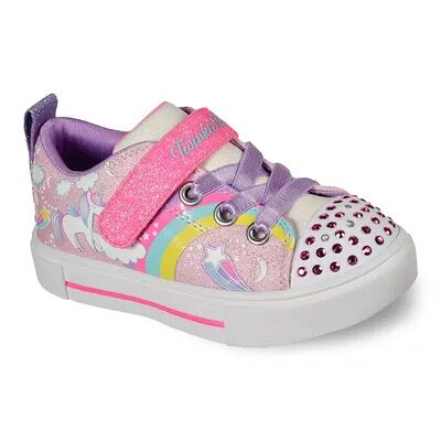 Skechers Twinkle Toes Twinkle Sparks Unicorn Charmed Girls' Light-Up Sneakers, Infant Girl's, Size: 7 T, Yellow