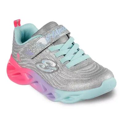 Skechers S-Lights Twisty Brights Girls' Light-Up Shoes, Girl's, Size: 13, Yellow