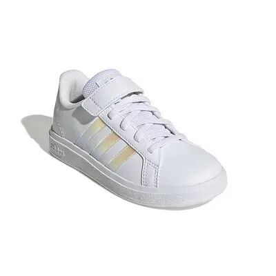 adidas Grand Court Lifestyle Kids' Shoes, Boy's, Size: 3, White