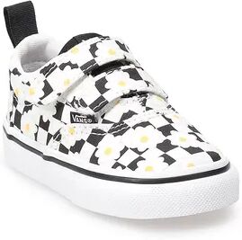 Vans Doheny V Flower Checkerboard Baby / Toddler Girls' Shoes, Toddler Girl's, Size: 4 T, White