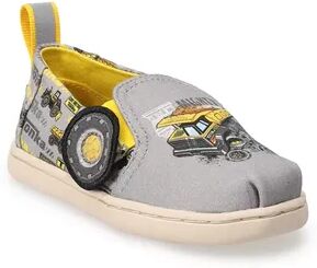 TOMS Tonka Construction Toddler Boys' Alpargata Shoes, Toddler Boy's, Size: 6 T, Grey