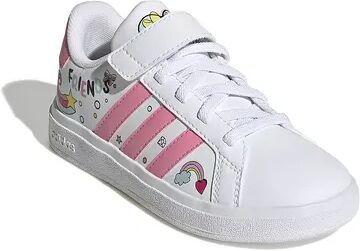 adidas x Disney Grand Court Minnie Mouse Kids' Shoes, Boy's, Size: 6.5, White