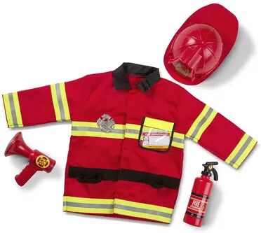 Melissa & Doug Melissa and Doug Fire Chief Costume - Kids, Multicolor