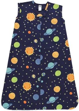 Hudson Baby Unisex Baby Cotton Sleeveless Wearable Sleeping Bag, Sack, Blanket, Solar System, Infant Unisex, Size: 0-6 Months, Brt Blue