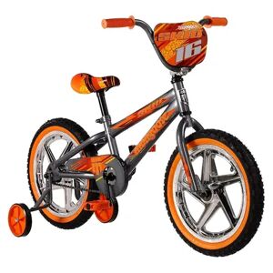Mongoose 16-Inch Skid Kids' Bike, Grey