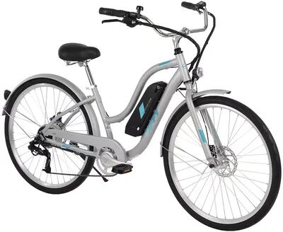 Huffy 27.5-inch Ladies Everett Plus Comfort Aluminum Women's E-Bike, Clrs