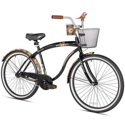 Margaritaville Men's Margaritaville 26-Inch First Look Cruiser Bike, Black