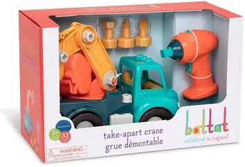 Battat Take-Apart Crane Vehicle and Accessories, Multicolor