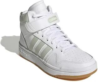 adidas Postmove Mid-Top Women's Basketball Shoes, Size: 9.5, White