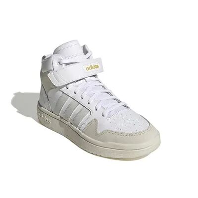adidas Postmove Mid-Top Women's Basketball Shoes, Size: 9.5, White