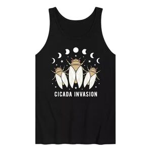 Licensed Character Men's Cicada Cicada Invasion Tank, Size: Medium, Black