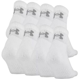 Under Armour Men's Under Armour 6-pack + 2 Bonus Training No-Show Socks, Size: 8-12, White