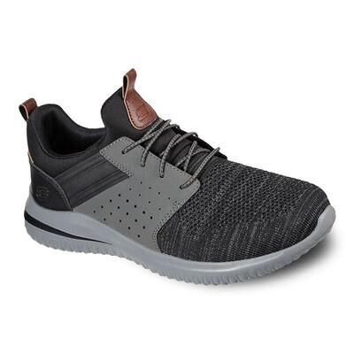 Skechers Delson 3.0 Men's Casual Shoes, Size: 7, Dark Grey