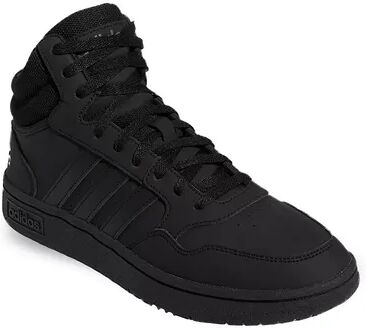 adidas Hoops 3.0 Mid Men's Basketball Shoes, Size: 9, Black