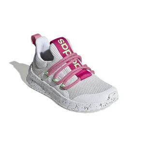 adidas Lite Racer Adapt 5.0 Cloudfoam Kids' Lifestyle Running Shoes, Girl's, Size: 4, White