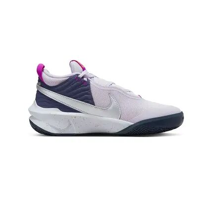 Nike Team Hustle D 10 SE Big Kids' Basketball Shoes, Boy's, Size: 4, Purple