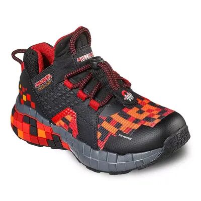 Skechers Mega Craft Cubozone Boys' Sneakers, Boy's, Size: 1, Red