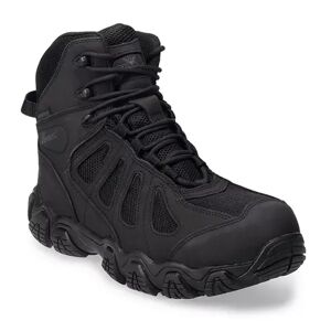 Thorogood Crosstrex Men's Side Zip Waterproof Composite-Toe Work Boots, Size: 6, Black