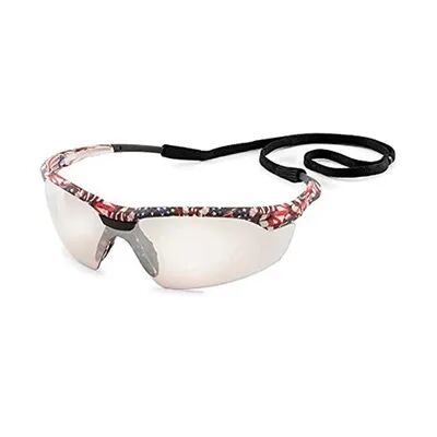 Gateway Safety 28US0M Conqueror Safetyglasses Old Glory Camo Frame, Multicolor