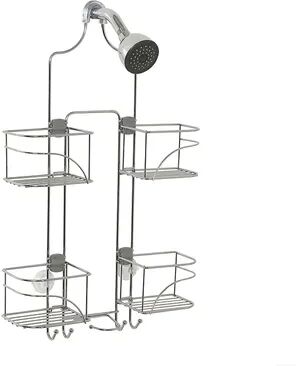 Zenna Home Expandable Shower Caddy, Grey