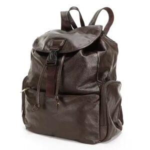 AmeriLeather Jumbo Leather Backpack, Brown
